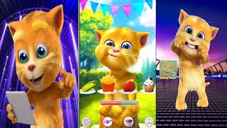 Talking Tom Ginger 🐈🐈🐈🐈🐈 Eating Ginger 🐈🍒🐈 Funny Ginger 🐈🐈 Animal Ginger 🐈🐈 Cat Ginger 🐈🐈 Ginger 🐈🐈 [upl. by Lazare600]