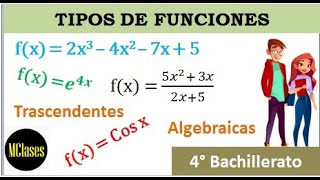 Tipos de funciones [upl. by Anastasio]