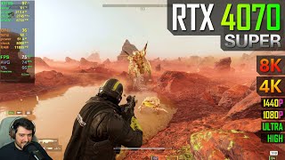 RTX 4070 SUPER  Helldivers 2 [upl. by Kentiggerma5]