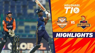 Deccan Gladiators vs Samp Army  Abu Dhabi T10  Match 24  Highlights  JioCinema amp Sports18 [upl. by Butcher]