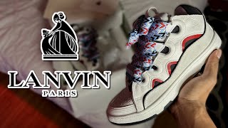 LANVIN CURB SNEAKERS Shoe Review  On Feet Outfit [upl. by Jourdain]