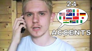 The English Language In 24 Accents [upl. by Irv]