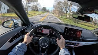 2020 Audi S4 30T Prestige  POV Test Drive  060 [upl. by Eiddet]