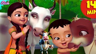 Meri Gaiya Aati Hai  Hindi Rhymes Collection for Children  Infobells  Mix Zahra [upl. by Gustav]