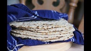 Simple Oat Wraps with a cast Iron Skillet vegan glutenfree [upl. by Danya]