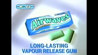 Airwaves Losenges advert  Long Lasting Vapour Release Gum  1998 [upl. by Byrn275]