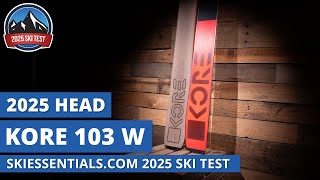 2025 Head Kore 103 W  SkiEssentialscom Ski Test Review [upl. by Wiltz]