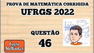 Questão 46 prova de matemática UFRGS 2022  O valor de log 1  12  log 1  13 [upl. by Eiahpets]