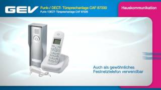 GEV Funk Audio DECT Türsprechanlage CAF 87330 [upl. by Everett]