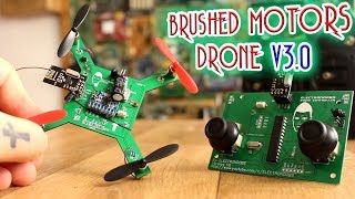 Arduino brushed motors DRONE  Part3  it finally flies [upl. by Abbie]