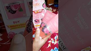 Vlcc Mulberry amp Rose Fairness Face wash 💯persent review viral vlcc shorts youtubeshortsexplore [upl. by Delahk236]