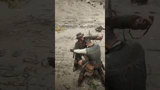 reddeadredemption Brutal killing NPC in RDR2 [upl. by Odette57]