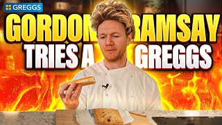 Gordon Ramsay tries GREGGS [upl. by Romola]