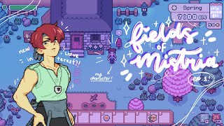 ⋆ 𐙚 ˚❝relaxing fields of mistria gameplay❞⋆౨ৎ˚⟡˖ ࣪˚⊹ep1 [upl. by Inalaehon807]