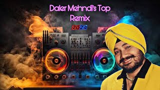 Daler Mehndi Top DJ Remix Hard Bass With Full Enjoy 2024 [upl. by Edmondo]