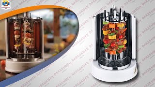 Automatic Kebab Grill Machine  جهاز الشوي الكهربائي 6 أسياخ [upl. by Akital]