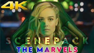 The Marvels  Carol Danvers All Scenes  Captain Marvel Scenepack  The Marvels [upl. by Bryana]