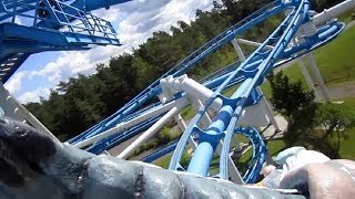 Tranan left side front seat onride HD POV Skara Sommarland [upl. by Noeruat]