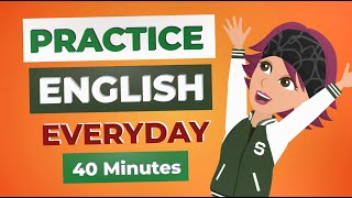 English Conversation Practice  Daily Use English Sentences [upl. by Essilem]