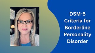 DSM5 Criteria for BPD [upl. by Adamina]