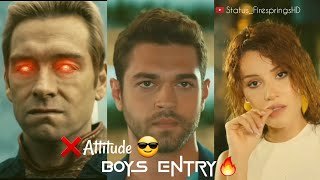 Top 5 Best WhatsApp Status videos  Boys Attitude Entry Status 😎  Mood Off amp Love Edits [upl. by Chak]