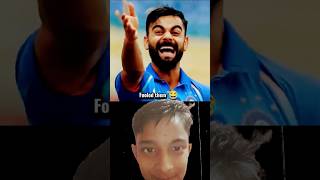 Virat kohli match cricket out ye kyu hu football shorts [upl. by Ocin]