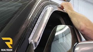 How To Install AVS Chrome Vent Visors [upl. by Hendon826]