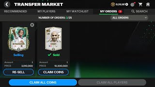 HOW TO SELL PLAYERS IN FIFA MOBILE HOW TO SELL PLAYERS IN FC MOBILE  FC MOBILE 24 NIGERIA [upl. by Nwahsyt692]