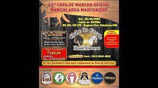 12ª Copa de Marcha Oficial Mangalarga Marchador  BAGUARI  MG  AO VIVO [upl. by Cherian]