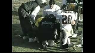 Sterling Sharpe Gets CareerEnding Injury [upl. by Standford]