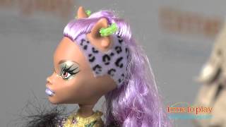 Monster High Ghouls Rule Clawdeen Wolf from Mattel [upl. by Kroo122]