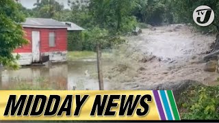 Tropical Storm Rafael Flood Parts of Clarendon  Adverse Flooding in Parts of St Thomas [upl. by Corly]