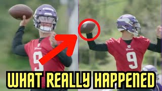 JJ McCarthy FIRST LOOK At Minnesota Vikings Rookie Camp  The NEXT Kirk Cousins [upl. by Belayneh]