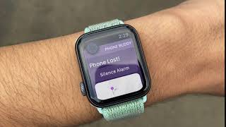 My Apple Watch when I leave my iPhone behind Use Phone Buddy and with custom voice alarm [upl. by Coryden393]