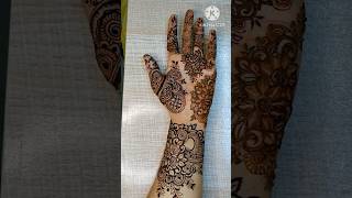 Intricate and stylish mehndi designunique mehndi design beautiful mehndi viralshorts ❤️💯🔥 [upl. by Kcirdahc]