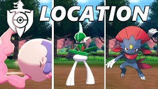 Pokemon Sword and Shield How to Catch amp Find Weavile Musharna and Gallade [upl. by Millian]