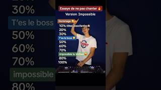 Essaye de ne pas chanter 🔥 music viral challenge dj tiktok trend shorts [upl. by Haman]