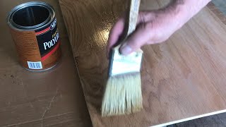 TIPS and techniques on how to apply polyurethane EVENLY like a pro [upl. by Soulier427]