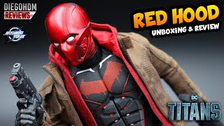 RED HOOD TITANS Soosootoys 16 Red Knight Unboxing e Review BR [upl. by Hollander]