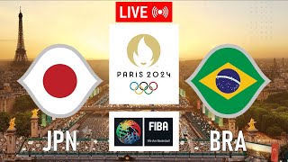 LIVE JAPAN vs BRAZIL  2024 Paris Olympics Mens Basketball  August 2 2024  2K24 [upl. by Duwalt160]