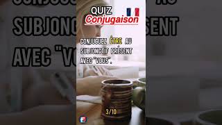 QUIZ conjugaison Partie I conjugaisonfrançais conjugaison verbesfrançais [upl. by Stavro]