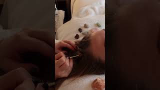 Pressing this point makes you sleep asmr asmrroleplay reiki [upl. by Eleonora]