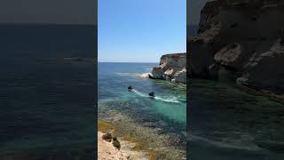 Jet ski ride in Malta’s crystal clear seas jetski malta mediterranean adventure adrenalinerush [upl. by At198]