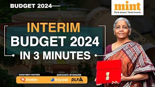 Budget 2024 Highlights Nirmala Sitharamans 58 Minute Speech In 3 Minutes  Budget 2024 Highlights [upl. by Sabanrab934]