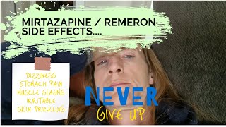 Remeron  Mirtazapine Side Effects and MASSIVE Withdrawal Side Effects [upl. by Airbas]