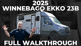 2025 Winnebago Ekko Sprinter 23B AWD Class C RV  Includes Onboard Generator FULL WALKTHROUGH [upl. by Valorie620]