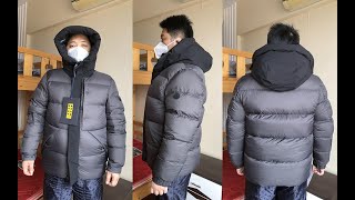 Moncler Madeira Short Down Jacket Grey Detailed ReviewTry On [upl. by Jocelyne]