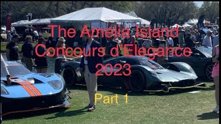 The Amelia Island Concours d’Elegance 2023 car show first person view walk through Part 1 [upl. by Jennie]