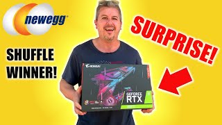 Surprising My Brother With a Gigabyte Aorus Master RTX 3080 Ti GPU  How to Win Newegg Shuffle GPU [upl. by Revned358]