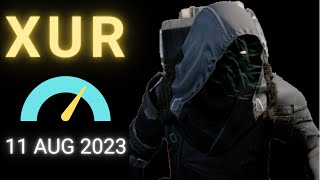 Where is XUR Today Destiny 1 D1 XUR Location and Official Inventory and Loot 11 Aug 2023 8112023 [upl. by Ongun28]